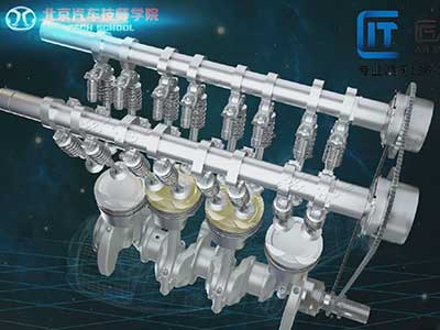汽车发动机工作原理三维动画演示